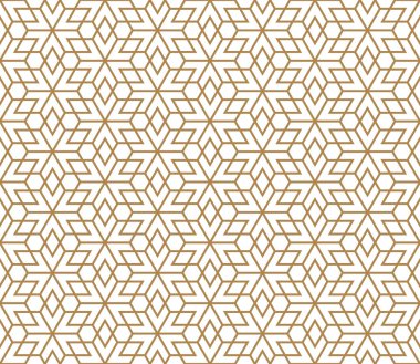 Seamless modeli Japon süs Kumiko dayalı