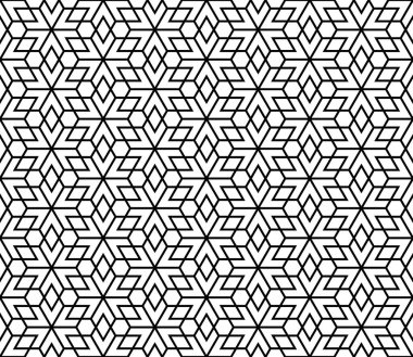 Kafes olmadan sorunsuz geleneksel Japon Kumiko ornamen