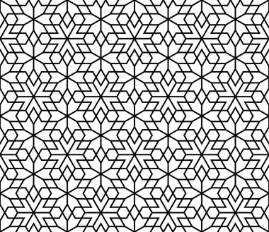 Kafes olmadan sorunsuz geleneksel Japon Kumiko ornamen