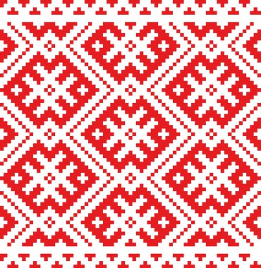 Geleneksel etnik Rus Slav süsleme