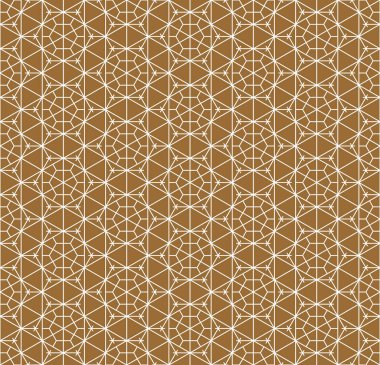 Seamless modeli Japon süs Kumiko dayalı