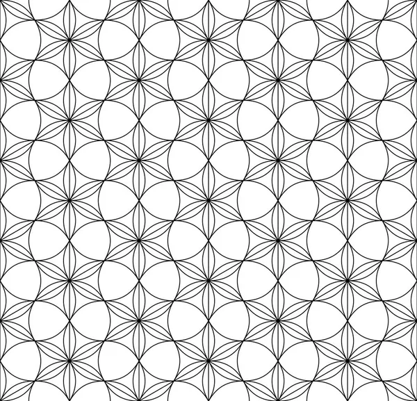 Seamless pattern based on Japanese geometric ornament .Black and