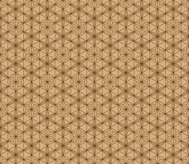 Seamless Japon modeli shoji kumiko altın içinde.
