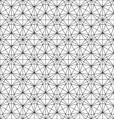 Seamless modeli Japon süs Kumiko dayalı