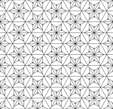 Dikişsiz desen geometrik desen . Siyah beyaz.