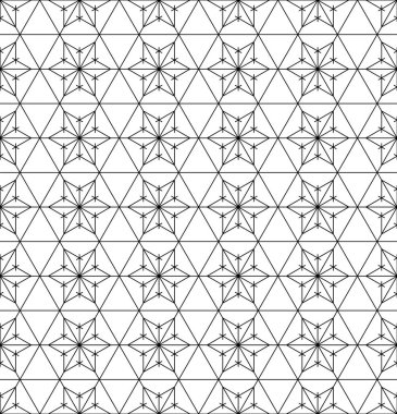 Dikişsiz desen geometrik desen . Siyah beyaz.
