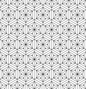 Dikişsiz desen geometrik desen . Siyah beyaz.