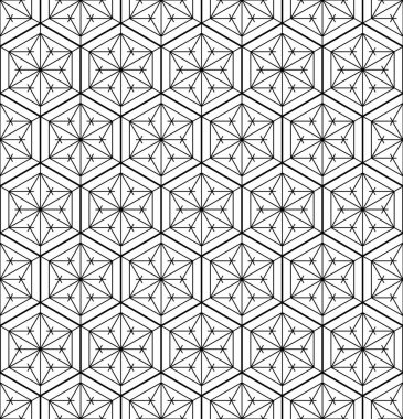 Dikişsiz desen geometrik desen . Siyah beyaz.