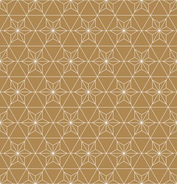 Kesintisiz geometrik model Japon süs Kumiko tabanlı .