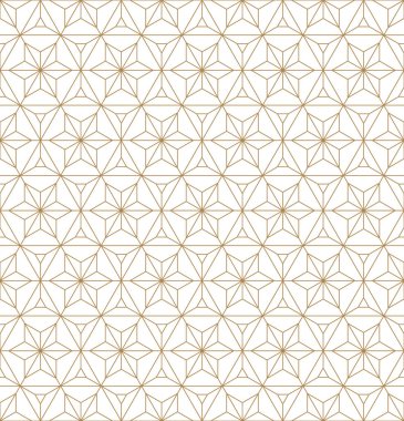 Kesintisiz geometrik model Japon süs Kumiko tabanlı .