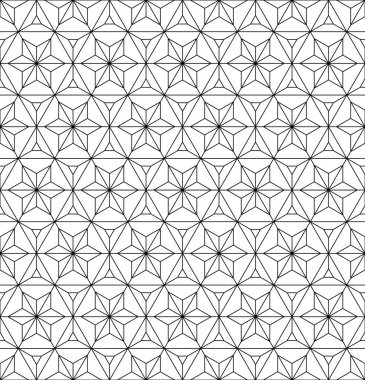 Kesintisiz geometrik model Japon süs Kumiko tabanlı .