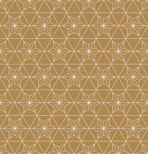 Seamless geometric pattern based on japanese ornament kumiko .