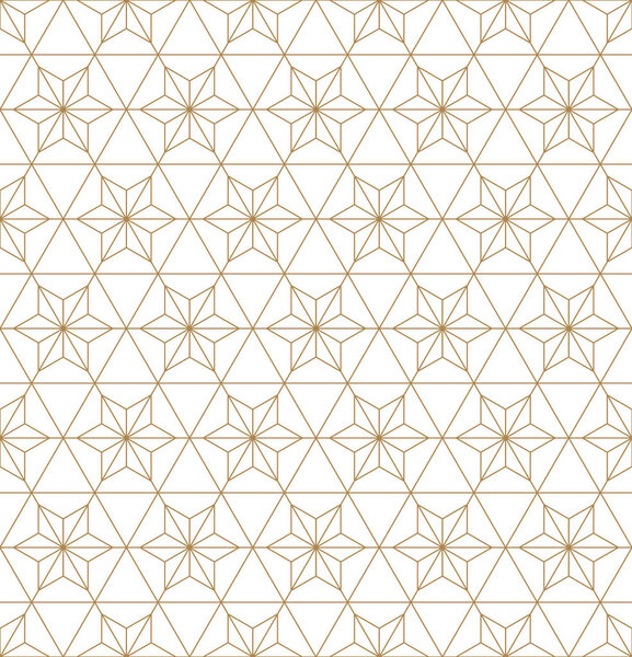 Бесшовный геометрический узор на основе японского орнамента Кумико
 .