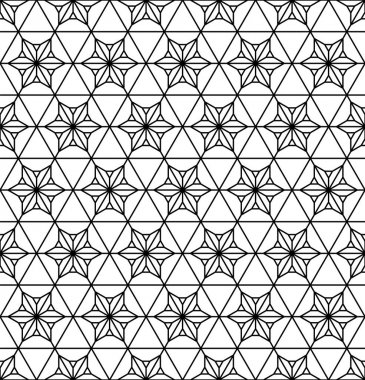 Kesintisiz geometrik model Japon süs Kumiko tabanlı .