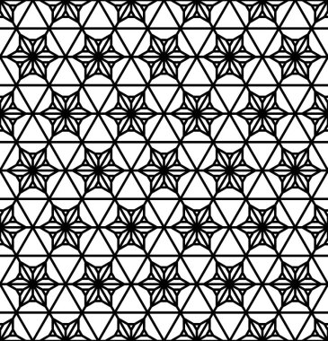 Kesintisiz geometrik model Japon süs Kumiko tabanlı .