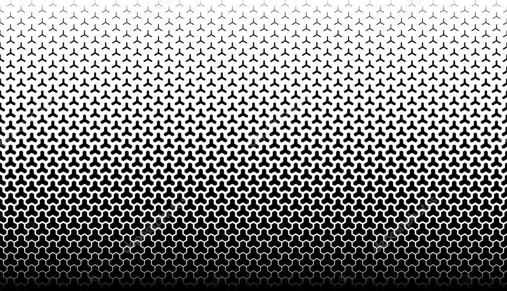 Seamless geometric vector background.Black figures on white background.
