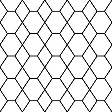 Dikişsiz geometrik desen . Siyah beyaz renk.