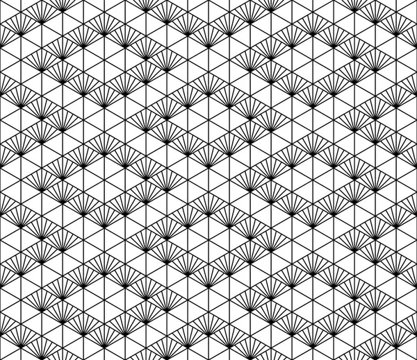 Seamless modeli Japon süs Kumiko dayalı