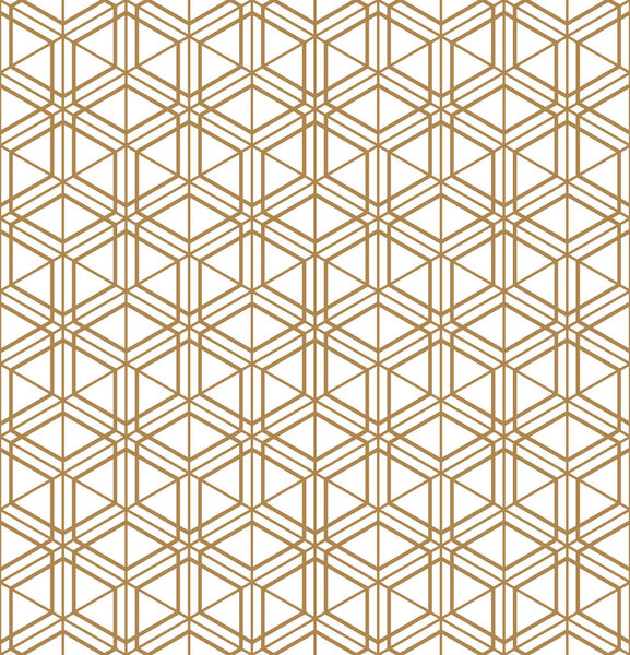 Seamless geometric pattern inspired by Japanese Kumiko ornament.