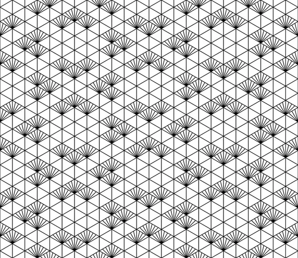 Seamless modeli Japon süs Kumiko dayalı