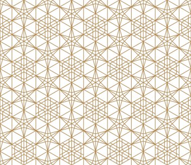 Seamless modeli Japon süs Kumiko dayalı