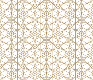 Seamless modeli Japon süs Kumiko dayalı