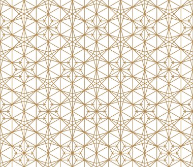 Seamless modeli Japon süs Kumiko dayalı