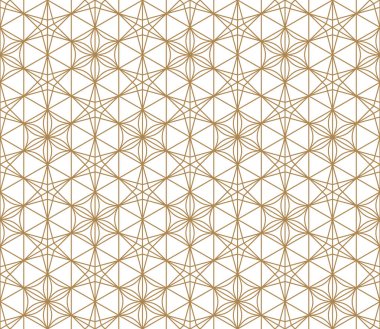 Seamless modeli Japon süs Kumiko dayalı
