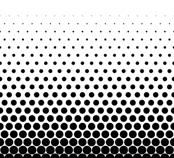 Kesintisiz yarı ton vektör arka plan. Ortalama solma. Siyah daireler.