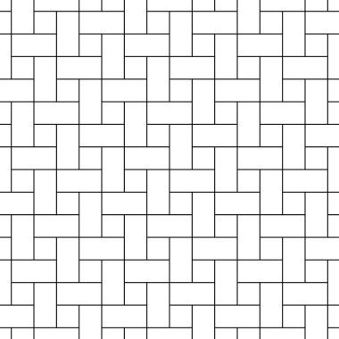 Japon ahşap sanatına dayalı dikişsiz desen. Siyah beyaz renk.