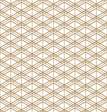Japon Kumiko süs esinlenerek dikişsiz geometrik desen.