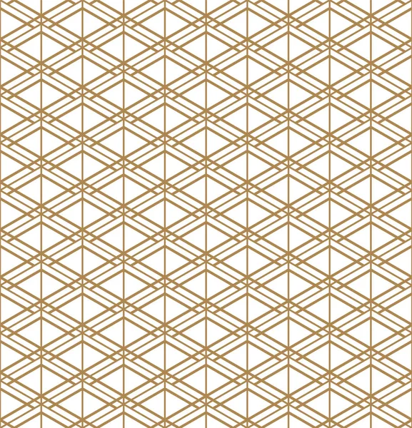 Bezproblémový geometrický vzor inspirovaný japonským ozdobením. — Stockový vektor