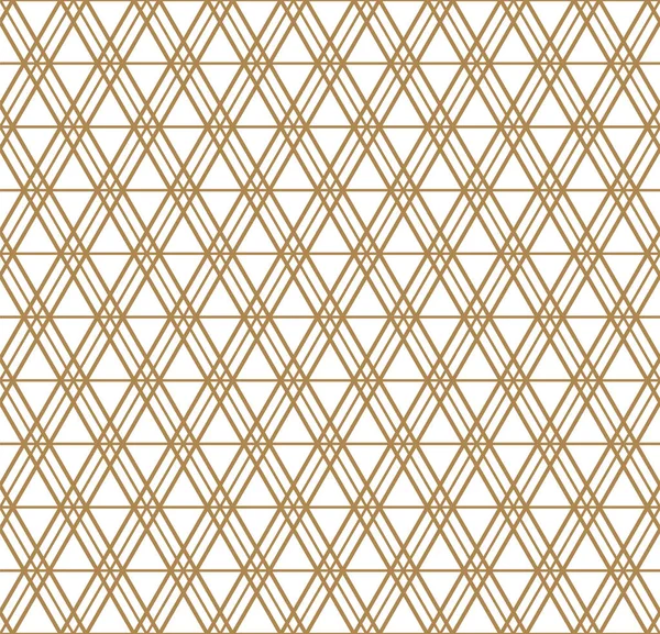 일본 구미코 장식에서 영감을 받은 매끄러운 기하학적 패턴. — 스톡 벡터
