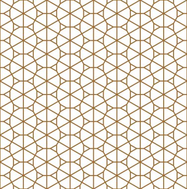 Kesintisiz geometrik model Japon süs Kumiko tabanlı