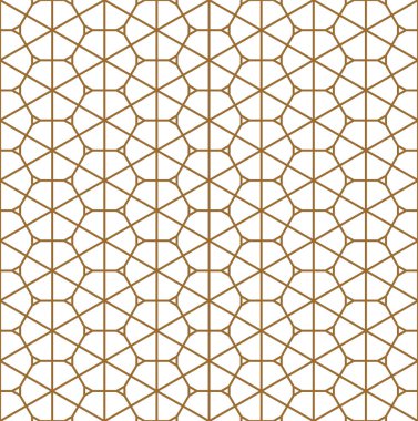 Kesintisiz geometrik model Japon süs Kumiko tabanlı