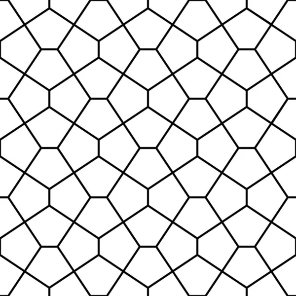 Kusursuz dekoratif geometrik desen. Siyah ve beyaz..