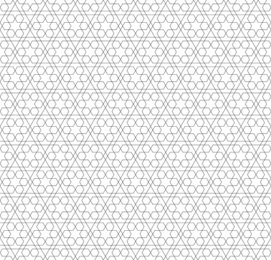 Kusursuz geometrik süs. Siyah çizgiler ve beyaz arka plan. Kumaş, tekstil, kapak, ambalaj kağıdı, arka plan için harika tasarım..
