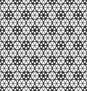 Japon pürüzsüz Kumiko deseni, kalın çizgileri olan altın bir siluet..