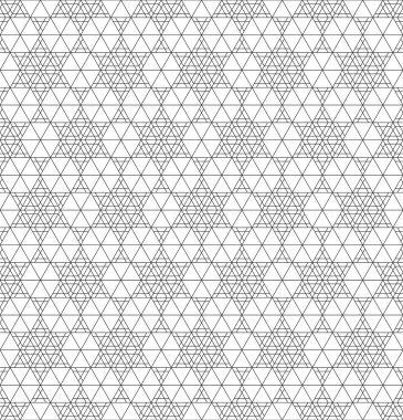 Japon pürüzsüz Kumiko deseni ince çizgilerle altın siluetinde.