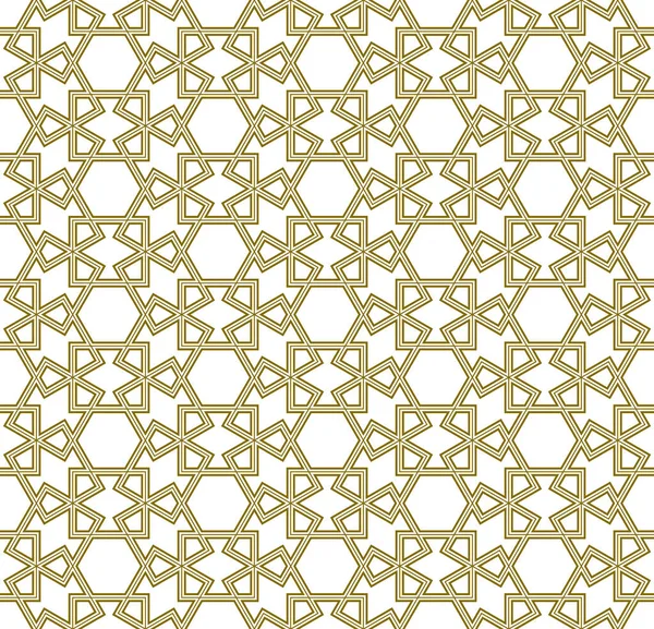 Geleneksel Arap sanatına dayanan kusursuz geometrik süs. Kahverengi renk çizgileri. Kumaş, tekstil, kapak, ambalaj kağıdı, arkaplan için harika tasarım..