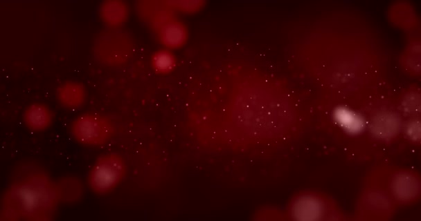 Abstrato Gradiente Natal Vermelho Violeta Fundo Com Vermelho Bokeh Brilho — Vídeo de Stock