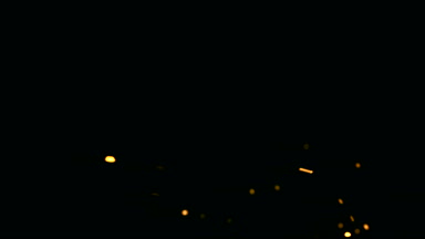 Noel altın gradyan alttan yavaş hareket, tatil mutlu yeni yıl ve Sevgililer günü aşk, ilişki içinde akan bokeh ile parlak patlama toz parçacıkları arka plan ışıltı