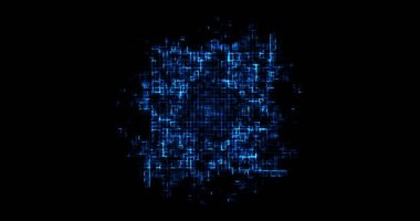 arka plan, gelecekteki teknoloji ve bilgi iletişim kavramı soyut mavi devre bilgisayara bağlanmak