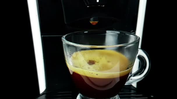 Kaffee Mokka Maschine Mit Heißem Italienischem Kaffee Arabica Starten Mit — Stockvideo