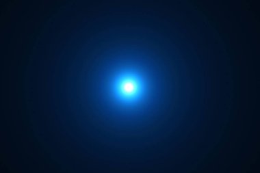 mavi renk objektif parlama ışınları ışığı yanıp söner sızıntı hareketi için siyah arka plan üzerinde geçişler