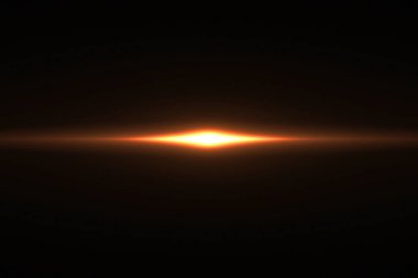Altın sıcak renk parlak Mercek parlaması ışığı yanıp söner sızıntı hareketi geçişleri siyah arka plan, başlık ve overlaying ışınları
