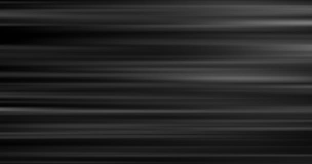 Grau Schwarz Weiß Vhs Glitch Noise White Stream Horizontale Linien — Stockvideo