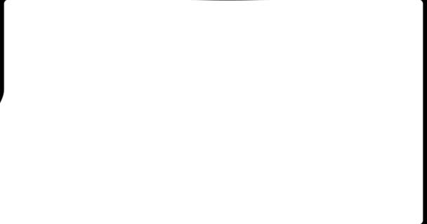 abstrait multi transition forme triangle et lignes carrées vague coup de pinceau bandes noir et blanc mouvement tv film transition série fond, animation de peinture avec alpha 