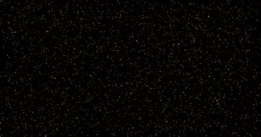 Noel altın gradyan pırıltılı glitter toz parçacıkları siyah arka plan üzerinde bokeh akan hareket, tatil mutlu yeni yıl ve Sevgililer günü aşk, ilişki