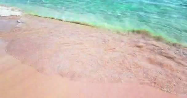 Spiaggia Tropicale Caraibi Mare Con Sabbia Dorata Vacanza Relax Viaggi — Video Stock